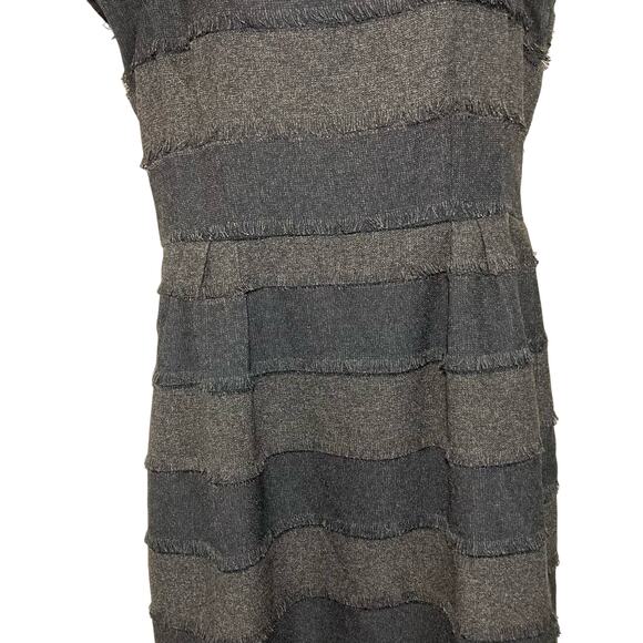 Nanette Lepore Catch Me Feelin Lucky Fringe Tweed Short Sleeve Sheath Dress 10 - Picture 7 of 16